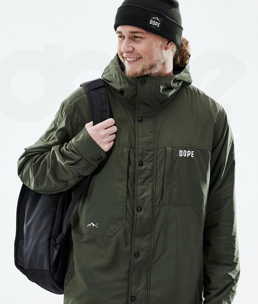 Dope Insulated Outdoorjassen Heren Olijfgroen Groen | NLUT2703