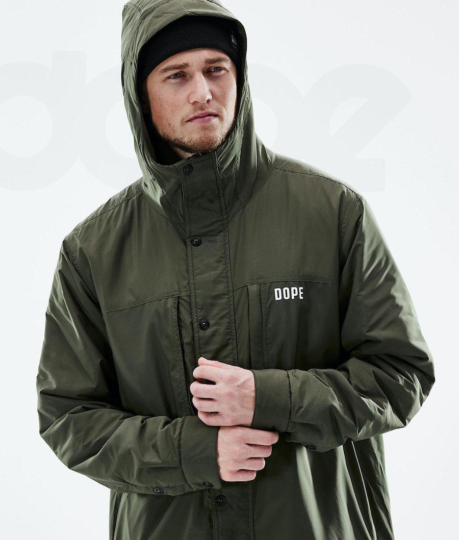 Dope Insulated Outdoorjassen Heren Olijfgroen Groen | NLUT2703