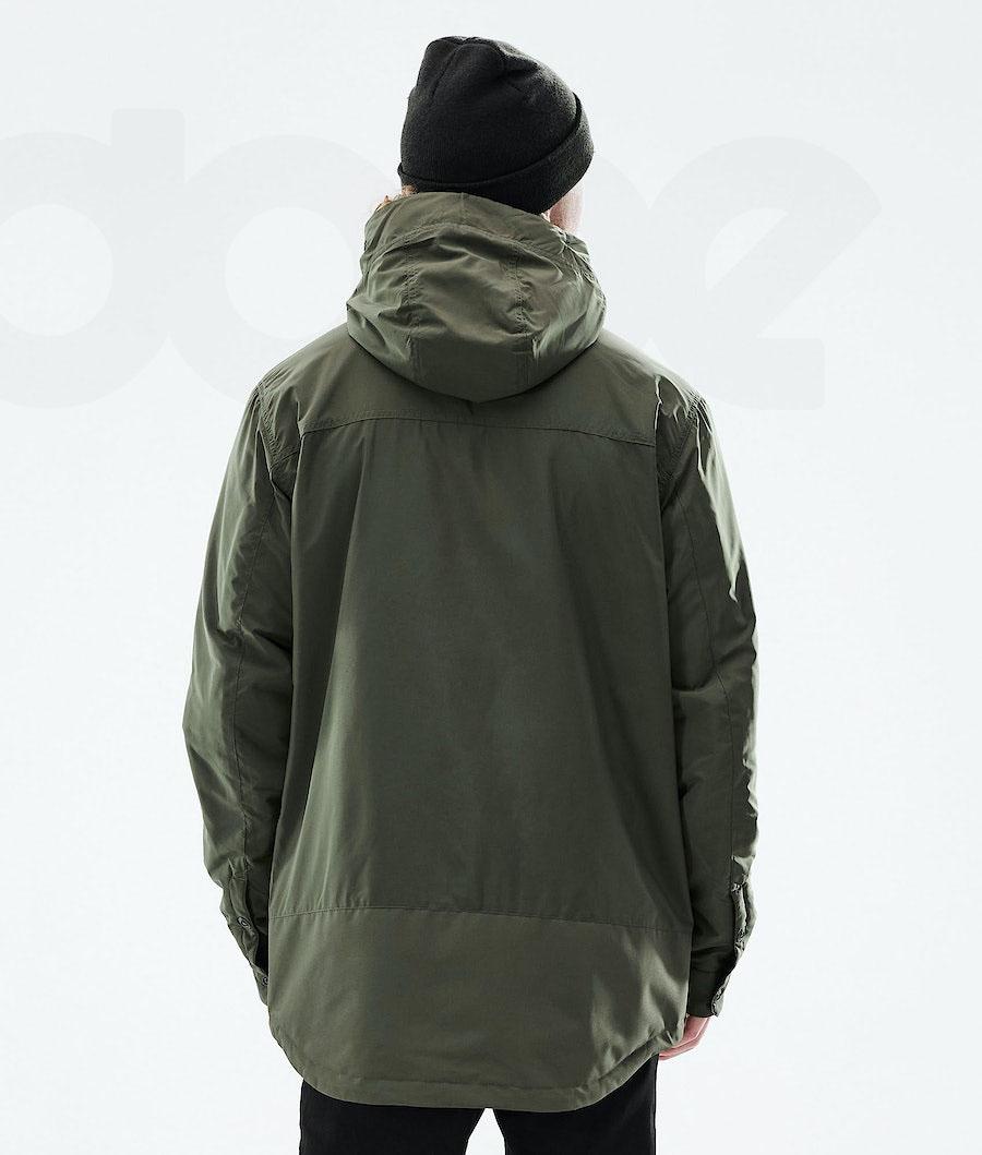 Dope Insulated Outdoorjassen Heren Olijfgroen Groen | NLUT2703