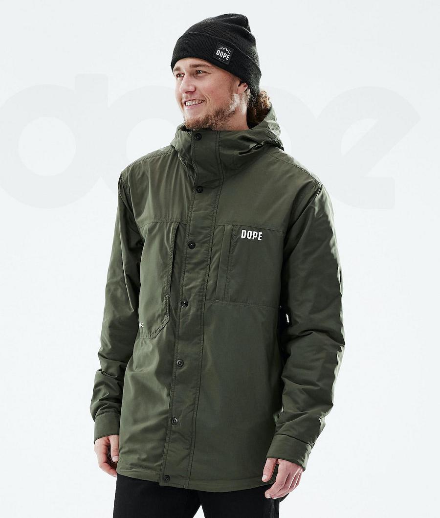 Dope Insulated Outdoorjassen Heren Olijfgroen Groen | NLUT2703