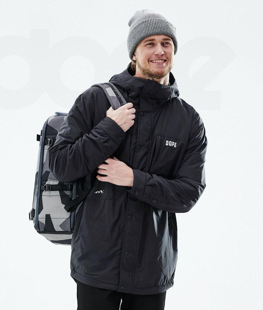 Dope Insulated Outdoorjassen Heren Zwart | NLYU2704