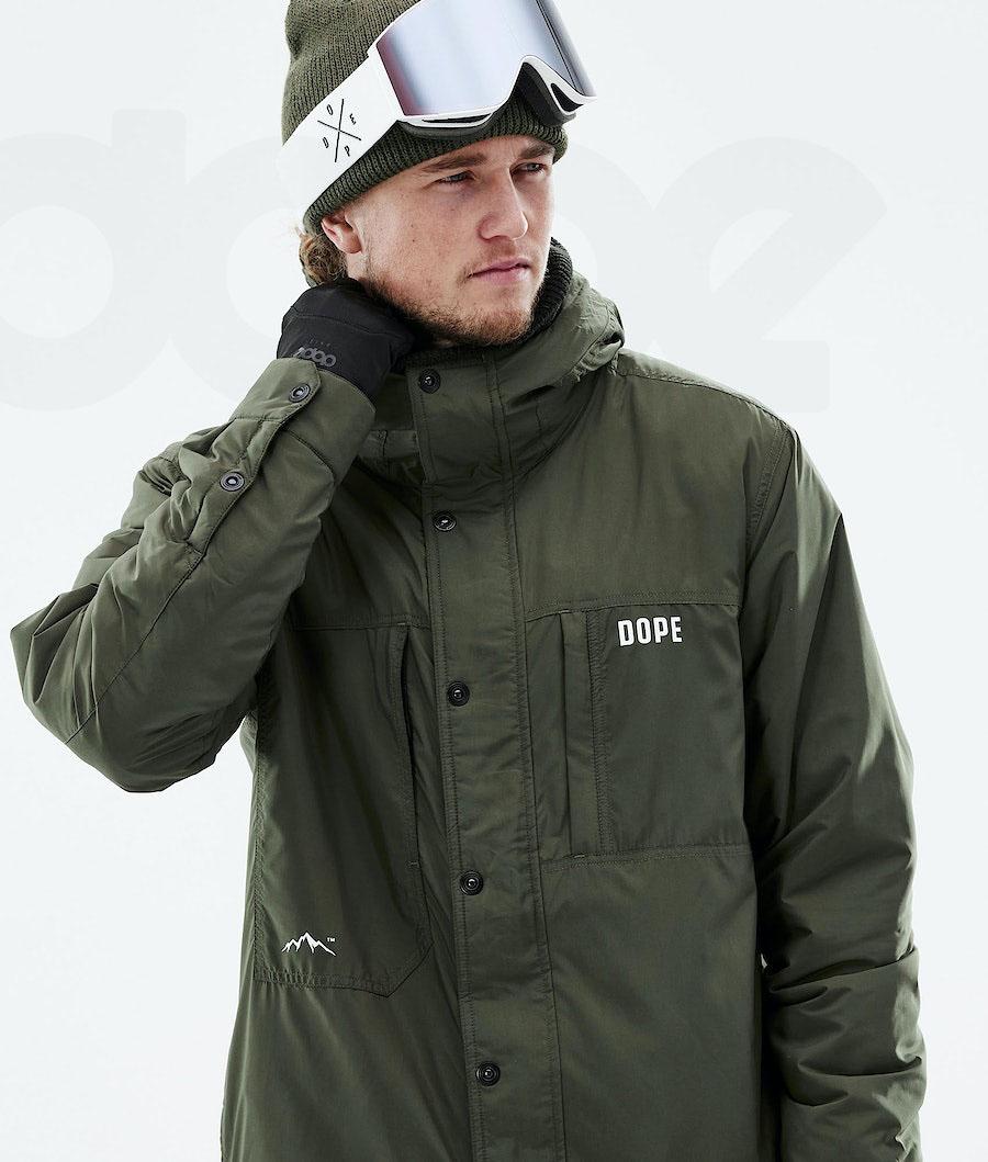 Dope Insulated Snowboard Jassen Heren Olijfgroen Groen | NLRW2795