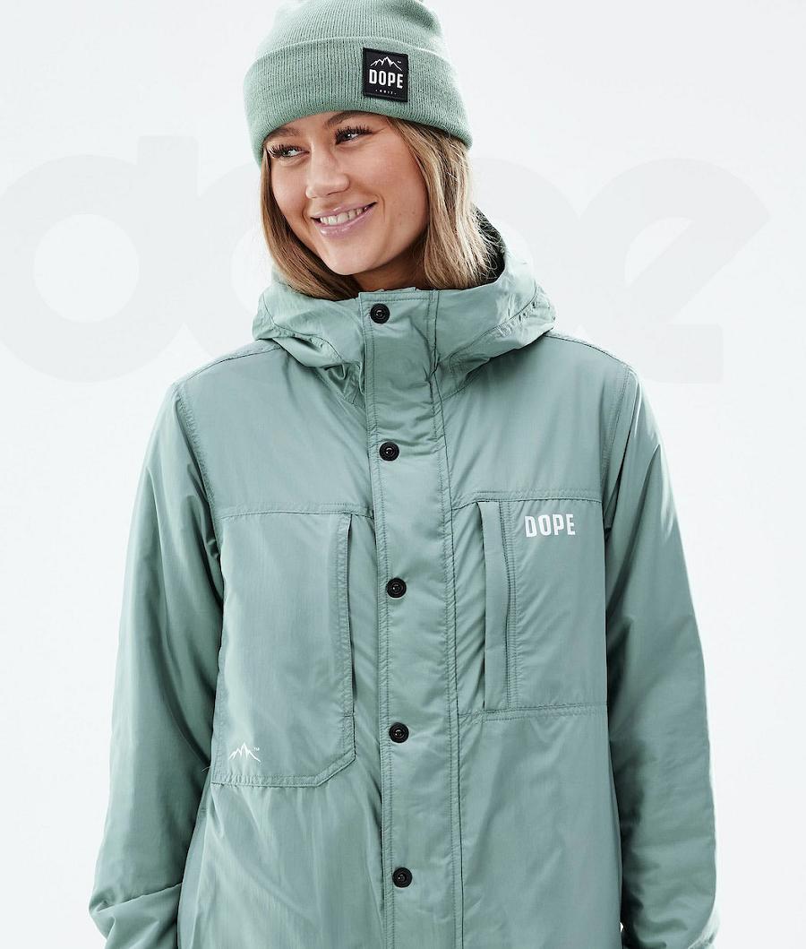 Dope Insulated W Outdoorjassen Dames Groen | NLHK3741