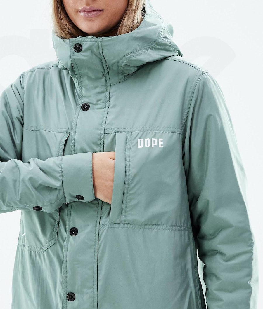 Dope Insulated W Outdoorjassen Dames Groen | NLHK3741