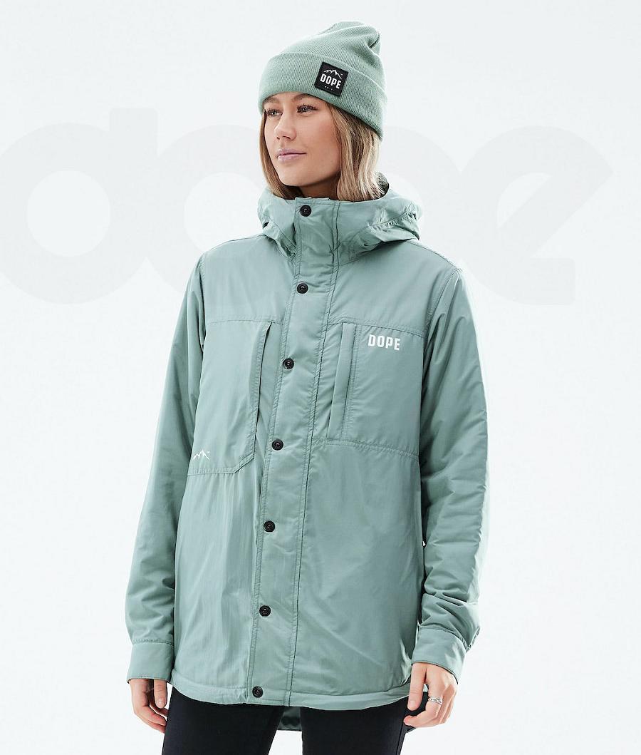 Dope Insulated W Outdoorjassen Dames Groen | NLHK3741