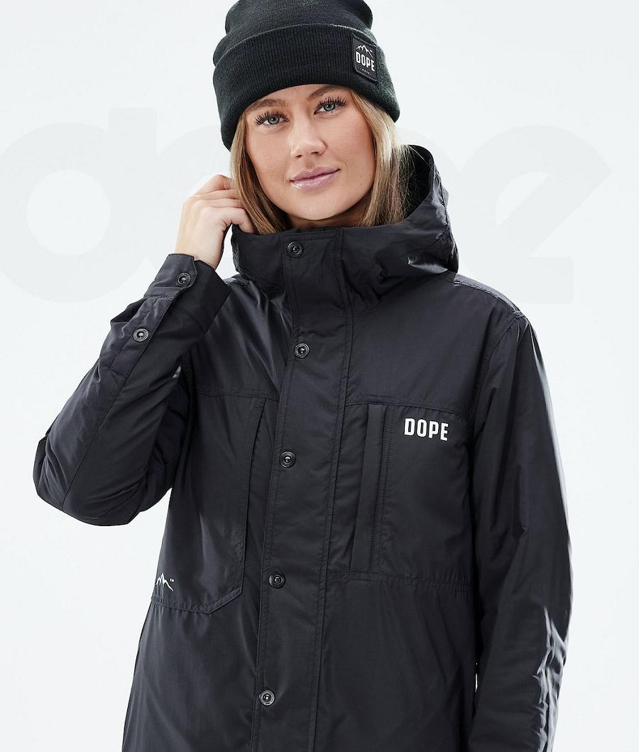 Dope Insulated W Outdoorjassen Dames Zwart | NLGL3742