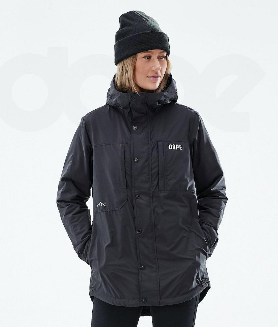 Dope Insulated W Outdoorjassen Dames Zwart | NLGL3742