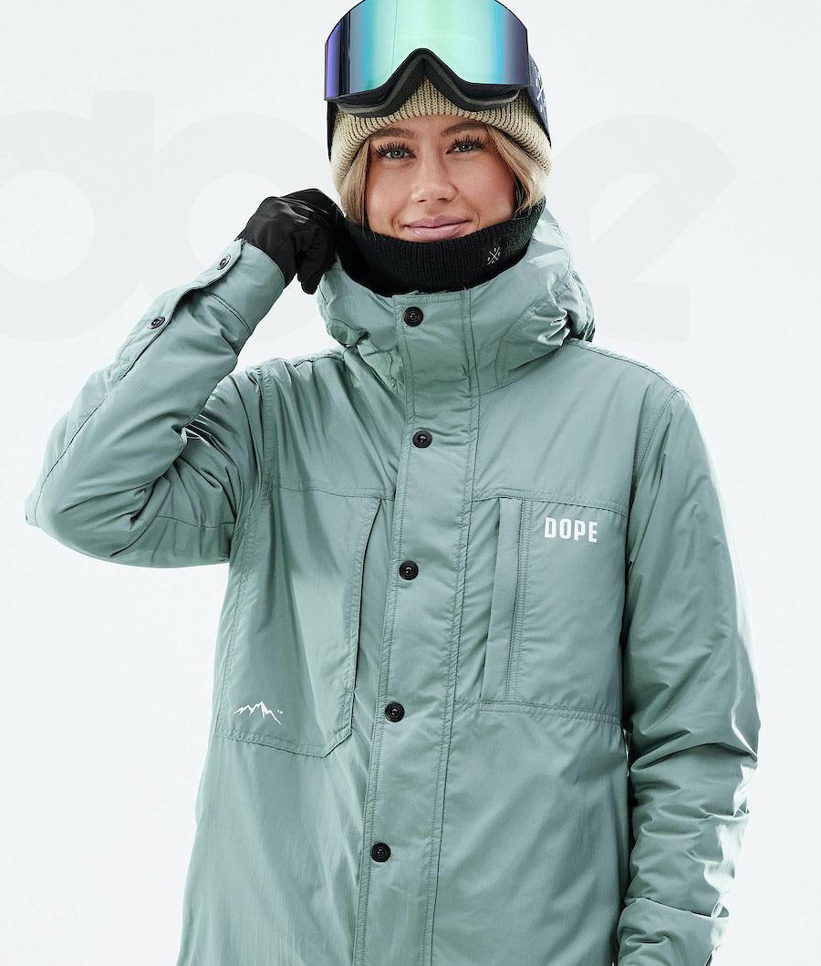 Dope Insulated W Ski-jassen Dames Groen | NLVD3656