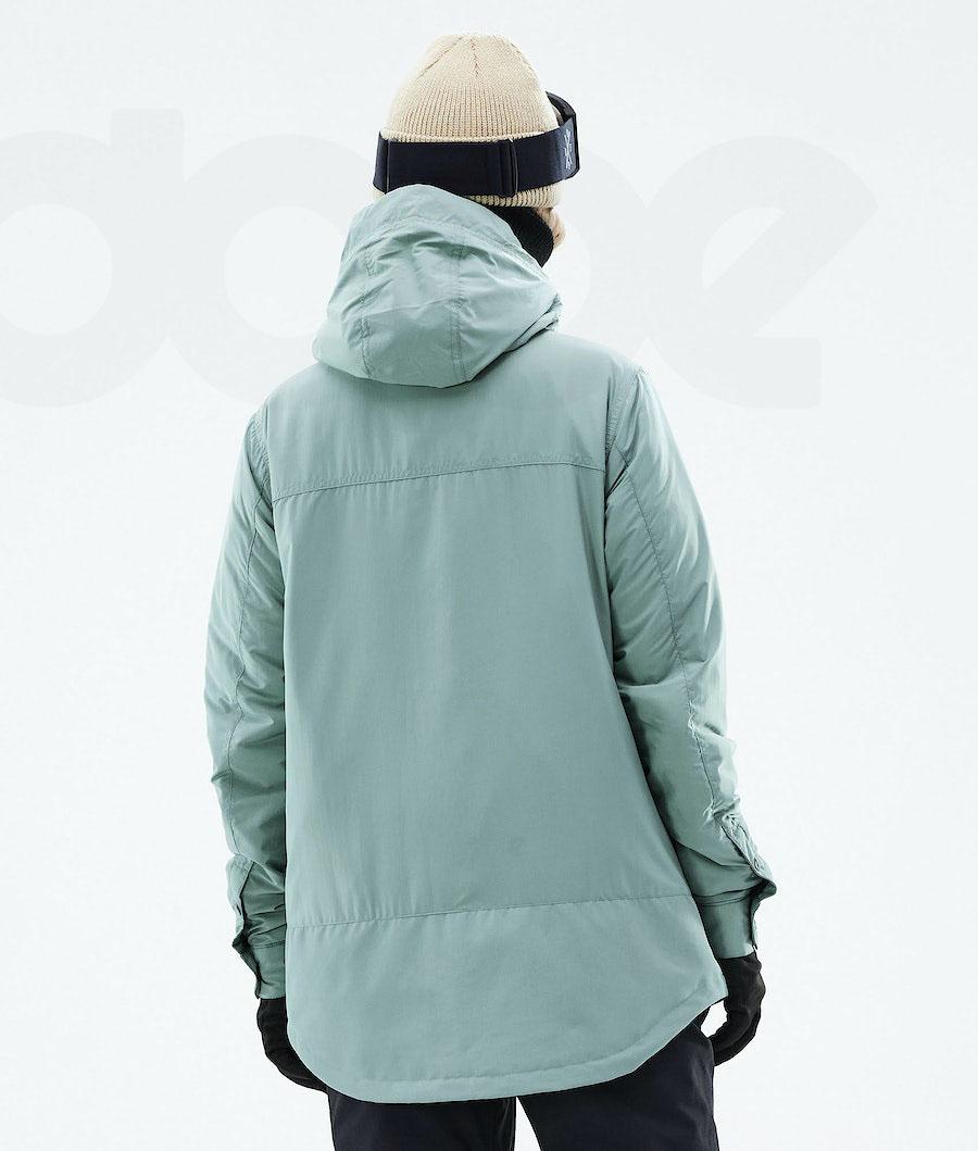 Dope Insulated W Ski-jassen Dames Groen | NLVD3656