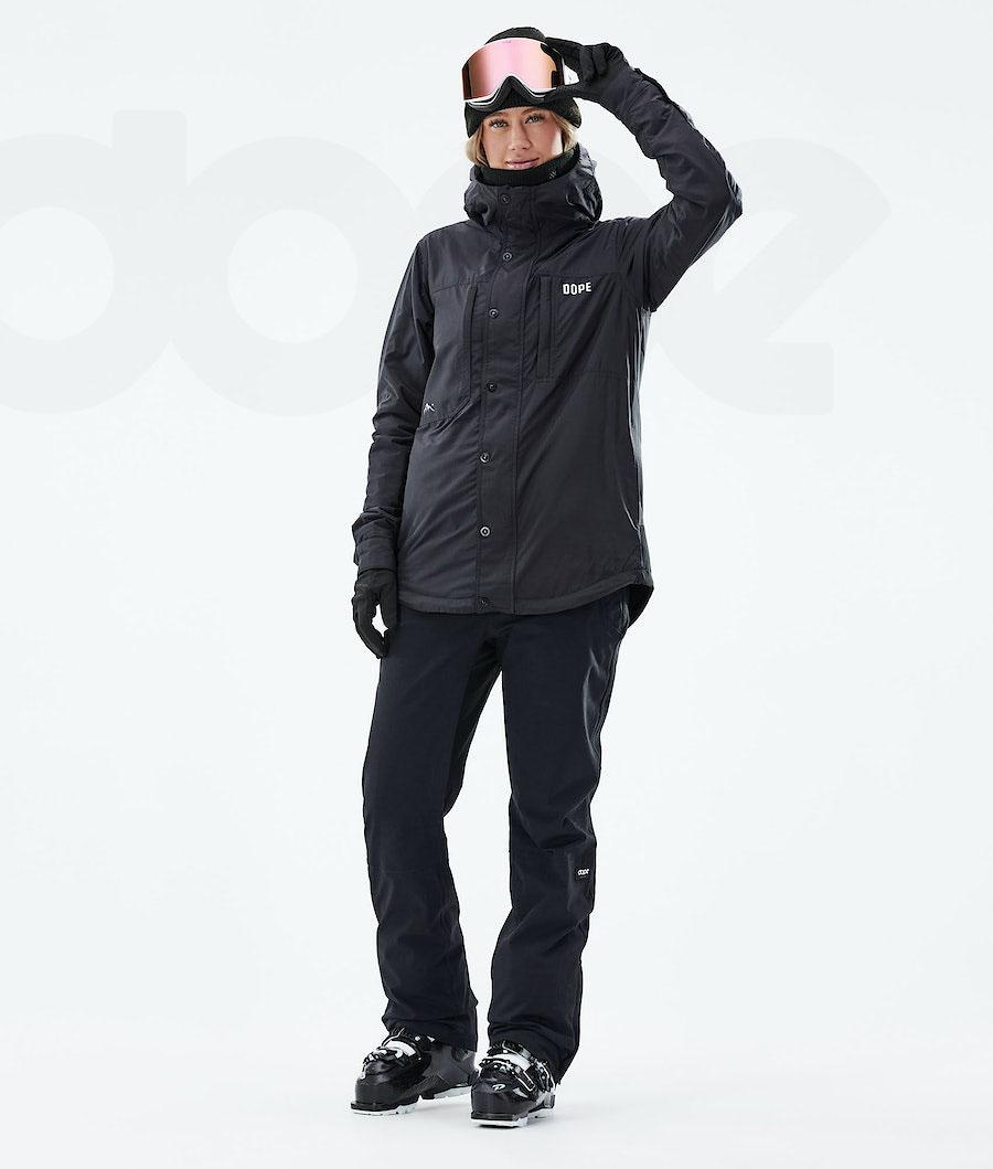 Dope Insulated W Ski-jassen Dames Zwart | NLXF3658