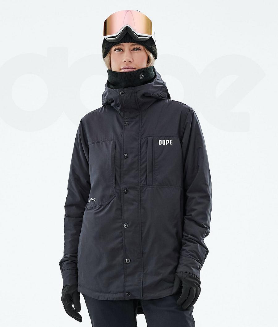 Dope Insulated W Ski-jassen Dames Zwart | NLXF3658