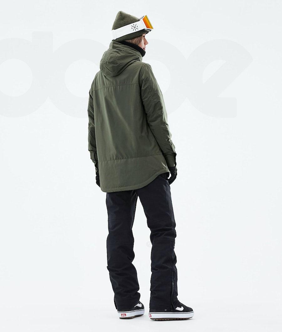 Dope Insulated W Snowboard Jassen Dames Olijfgroen Groen | NLPQ3487