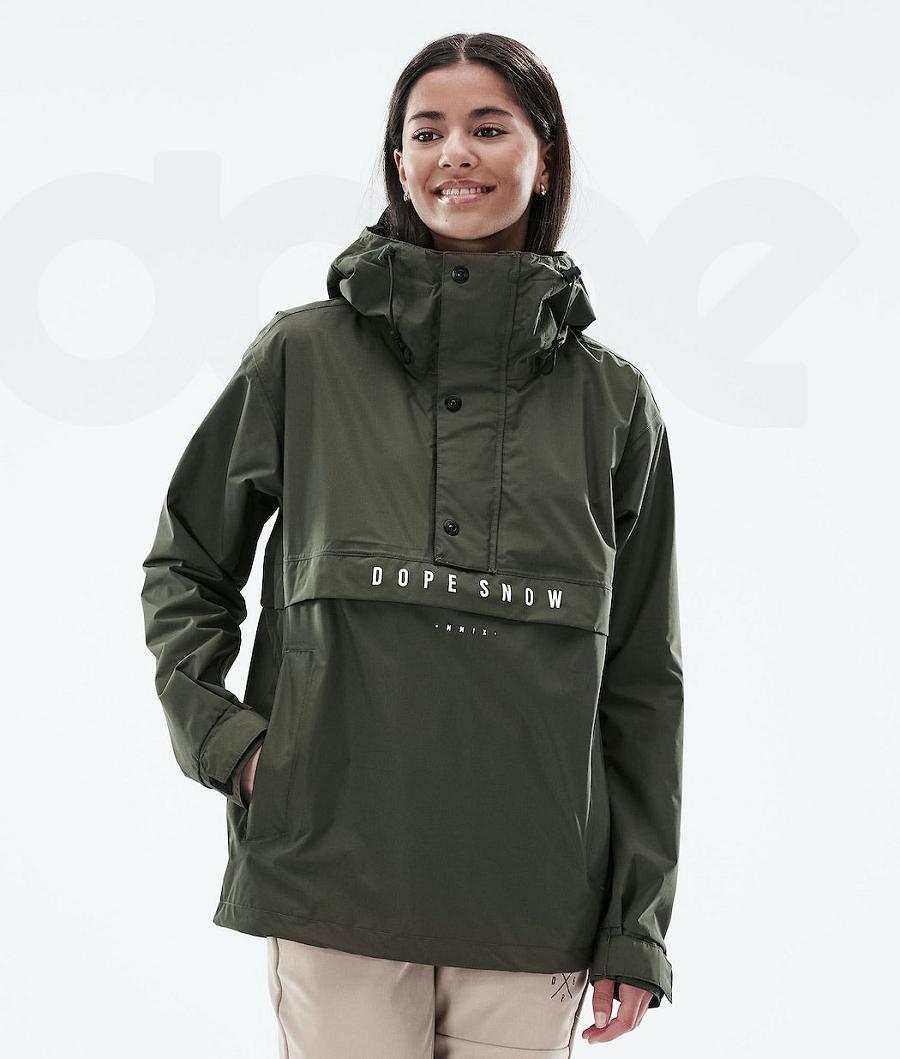 Dope Legacy Light W Outdoorjassen Dames Olijfgroen Groen | NLSO3745