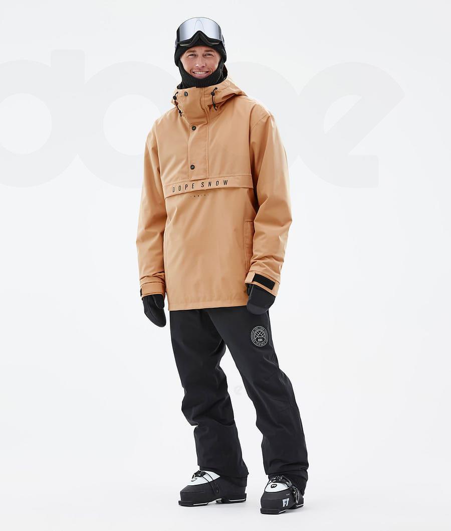 Dope Legacy Ski-jassen Heren Khaki Geel | NLSO2929