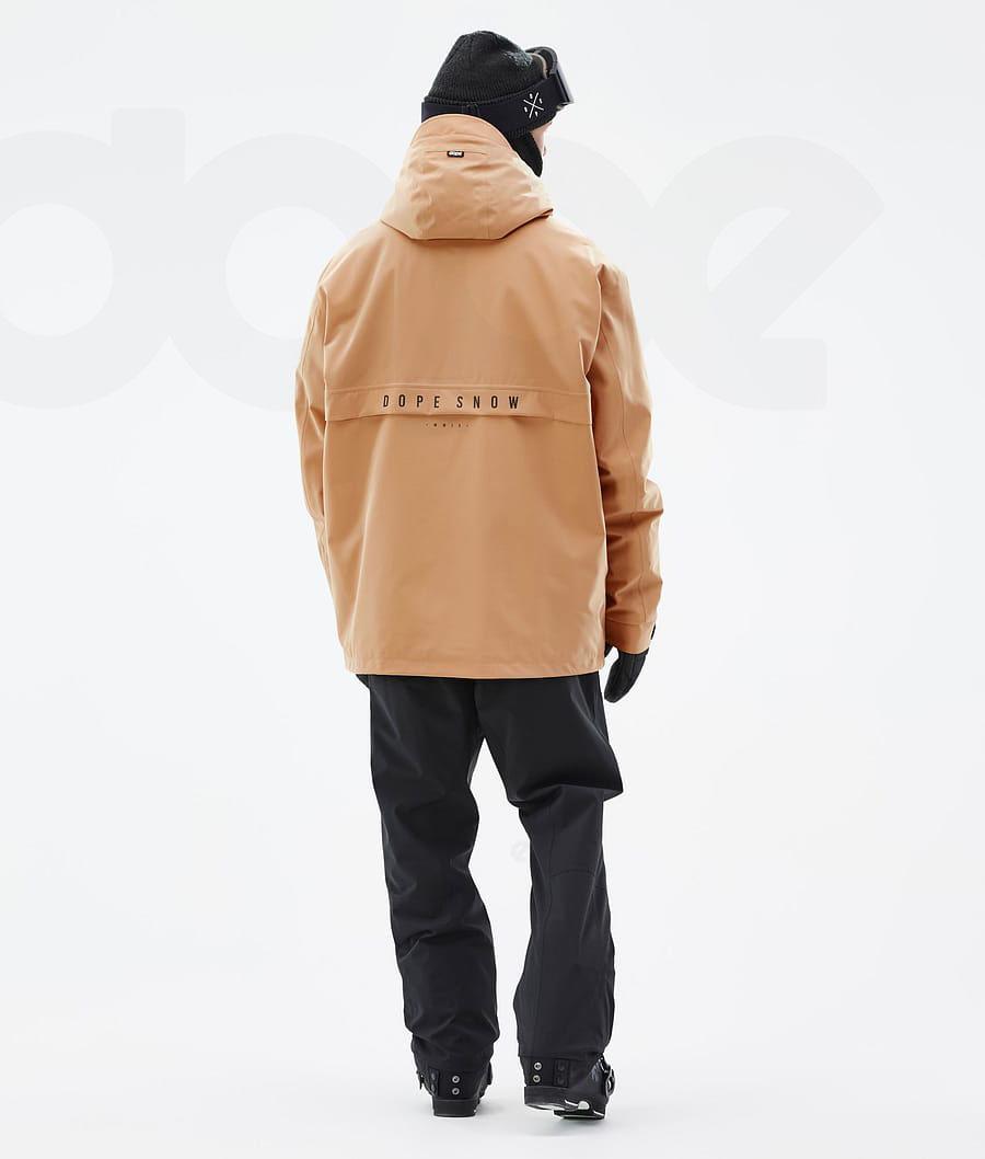 Dope Legacy Ski-jassen Heren Khaki Geel | NLSO2929