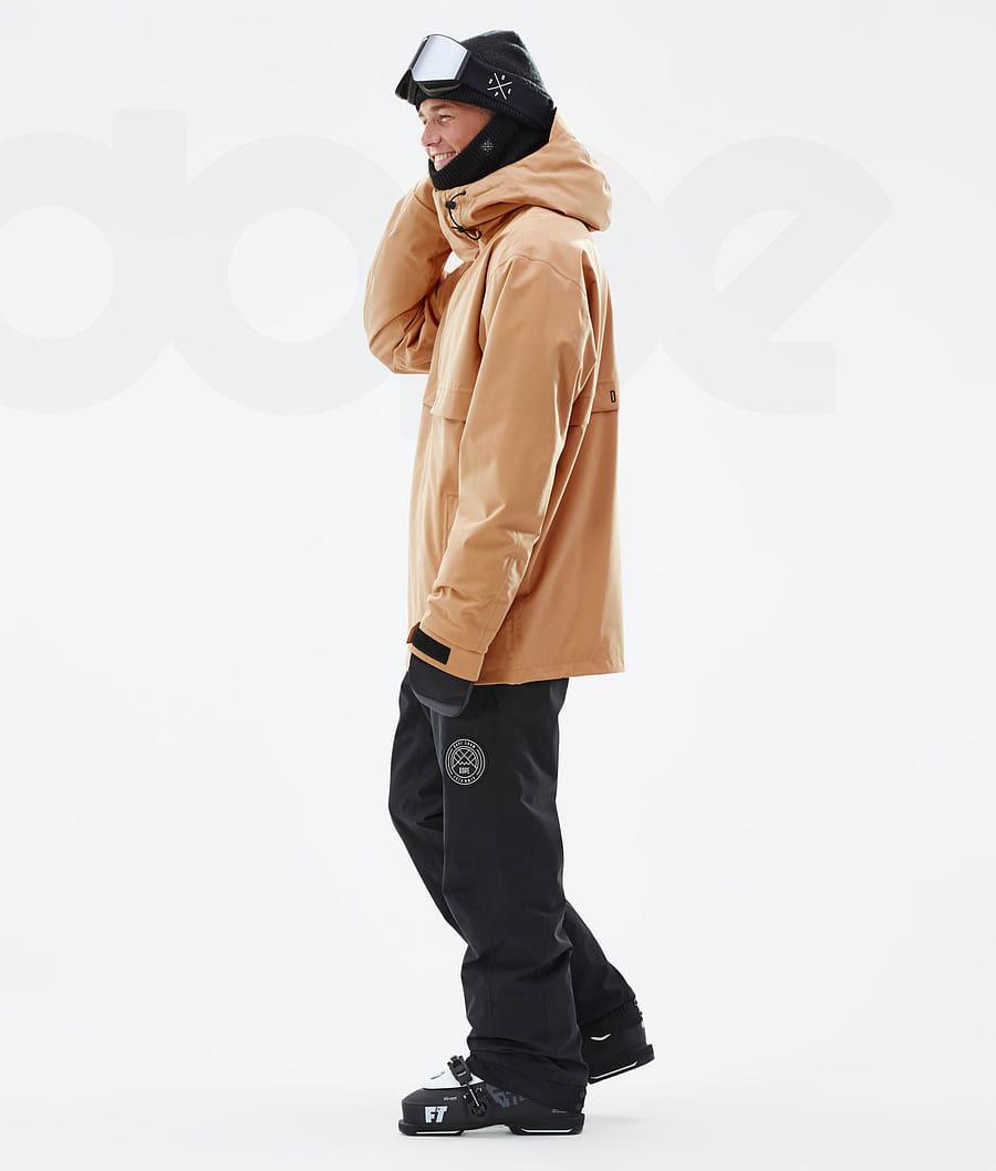 Dope Legacy Ski-jassen Heren Khaki Geel | NLSO2929