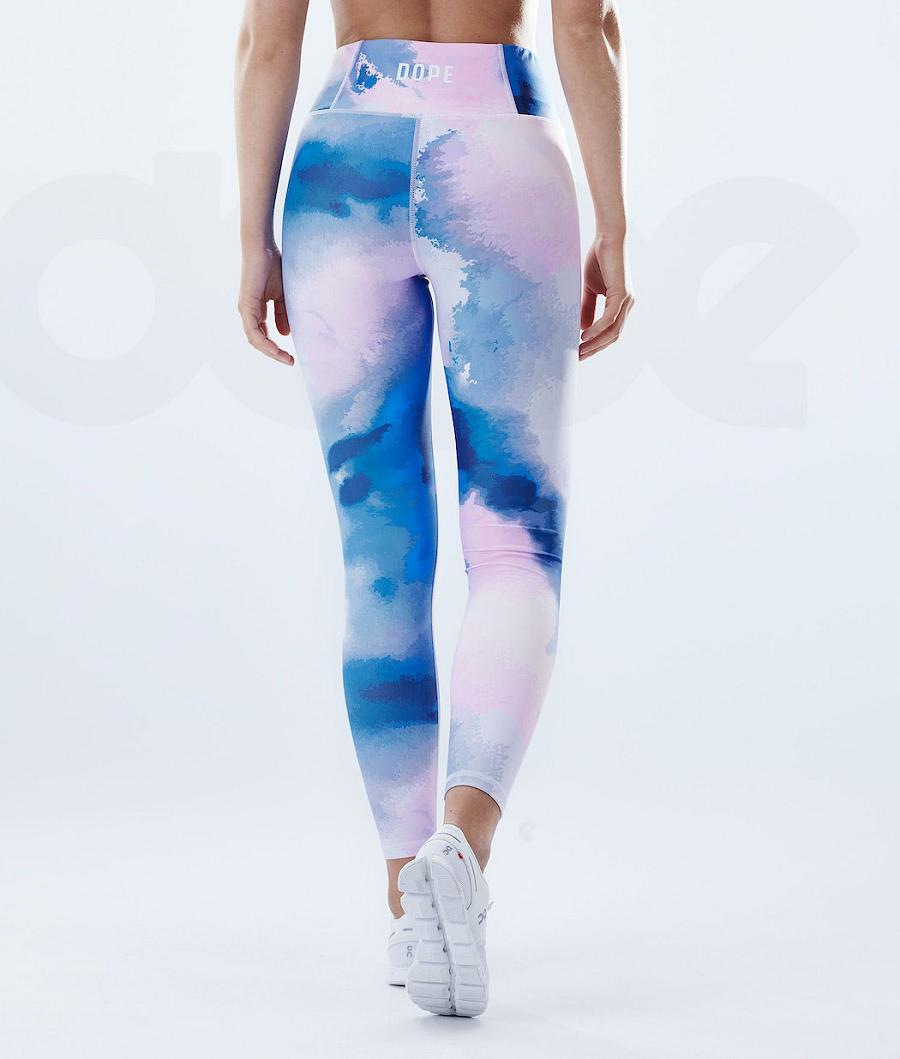 Dope Lofty Leggings Dames Blauw Gekleurd | NLPQ3792