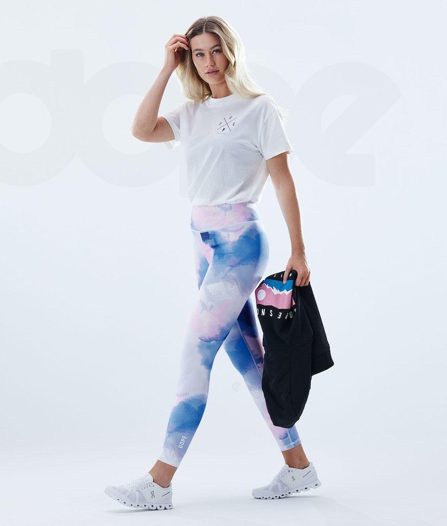 Dope Lofty Leggings Dames Blauw Gekleurd | NLPQ3792