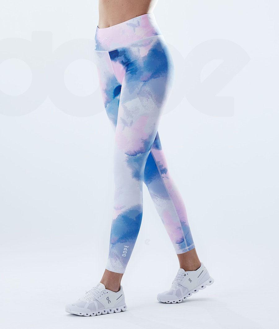 Dope Lofty Leggings Dames Blauw Gekleurd | NLPQ3792