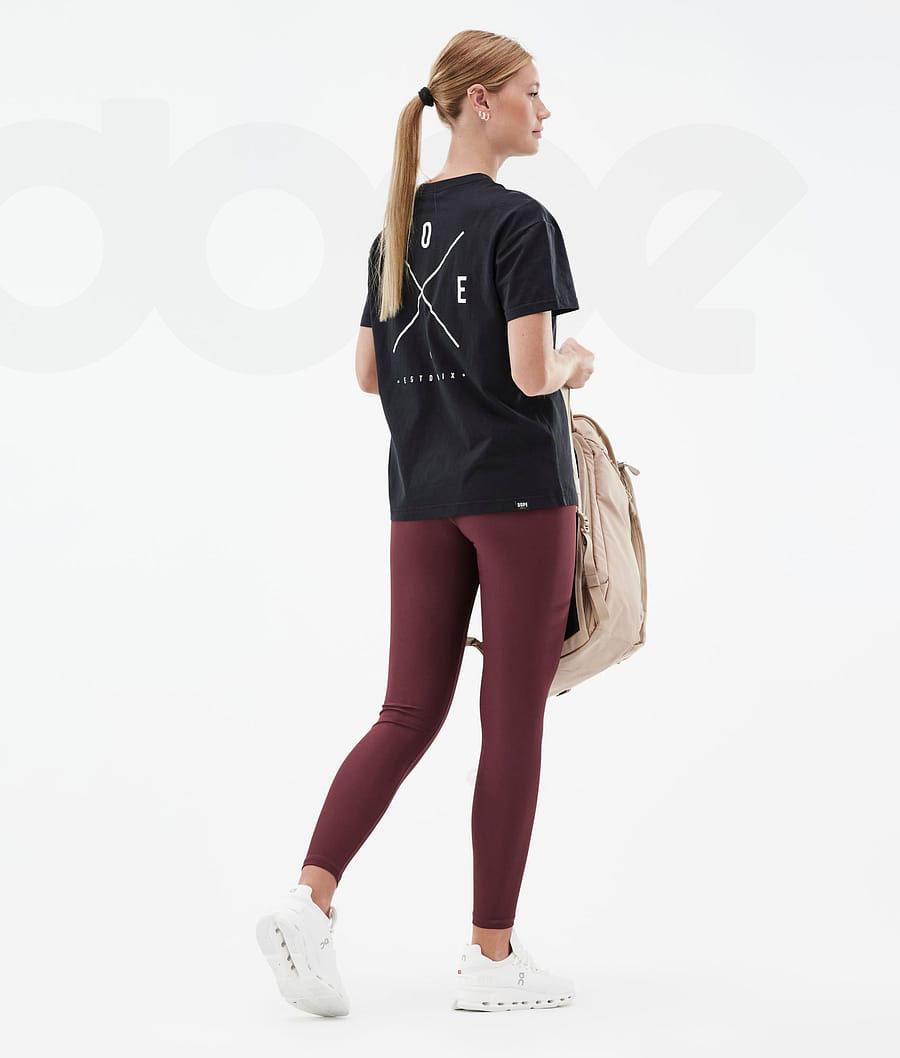 Dope Lofty Leggings Dames Bordeaux | NLNB3785