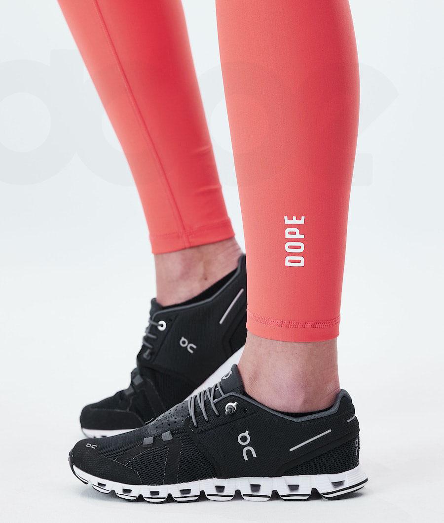 Dope Lofty Leggings Dames Rood | NLSO3790