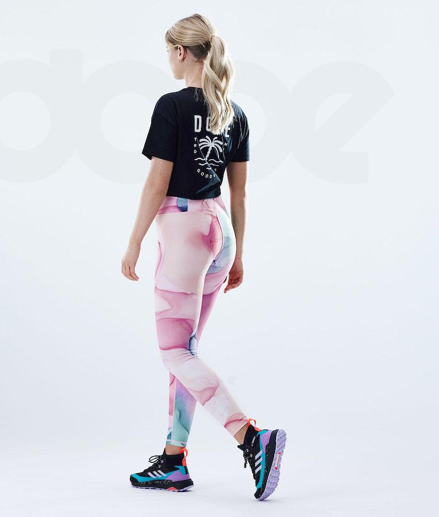 Dope Lofty Leggings Dames Roze Gekleurd | NLFM3788