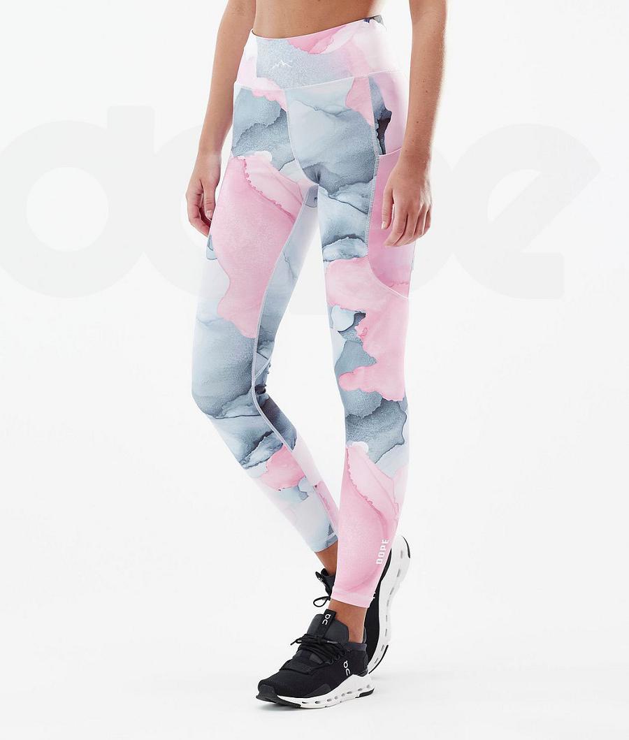 Dope Lofty Tech Blot Leggings Dames Gekleurd | NLYU3803