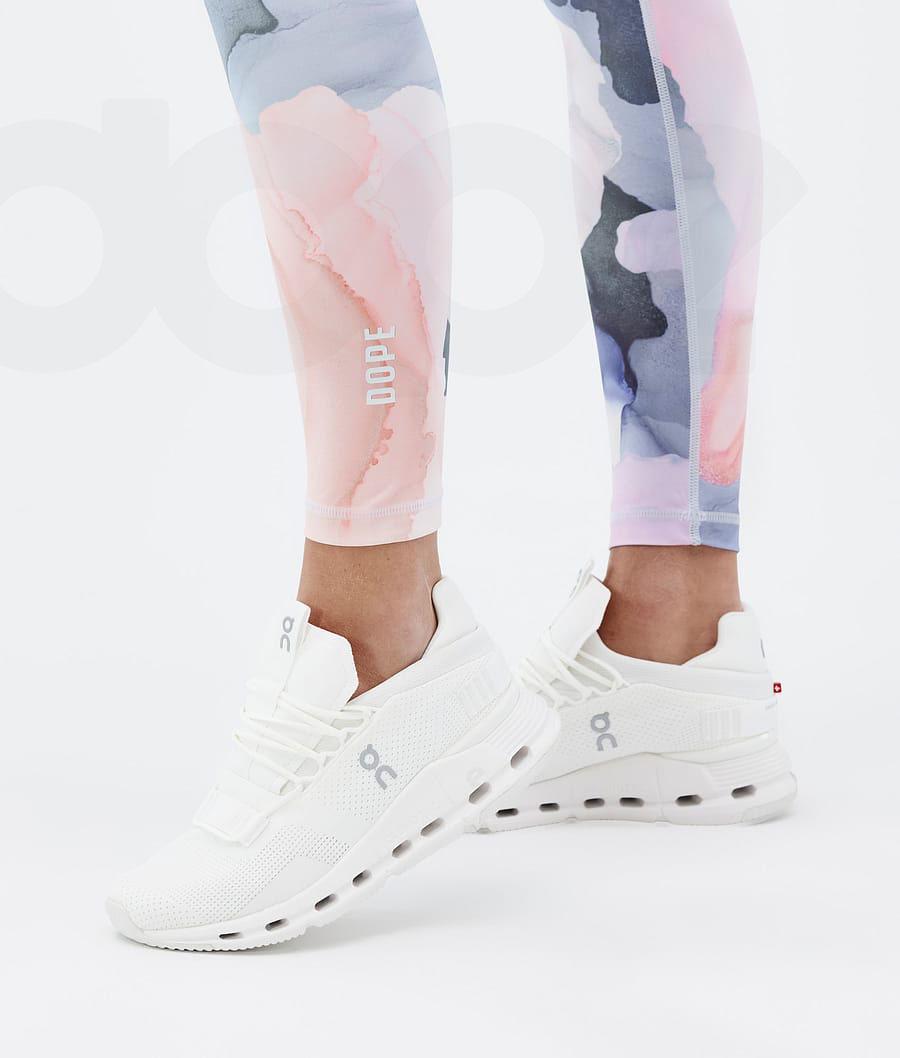 Dope Lofty Tech Blot Leggings Dames Wit | NLTV3804