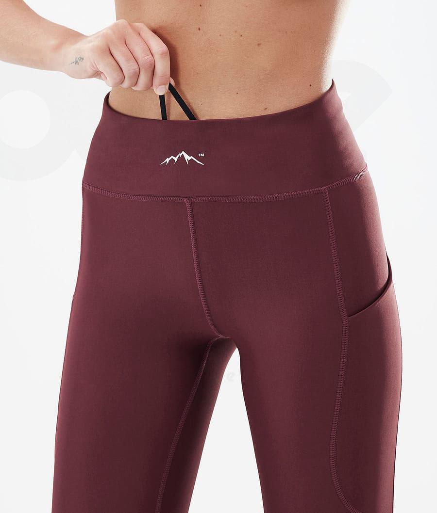 Dope Lofty Tech Burgundy Leggings Dames Bordeaux | NLEX3806