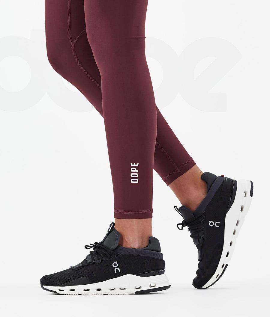 Dope Lofty Tech Burgundy Leggings Dames Bordeaux | NLEX3806