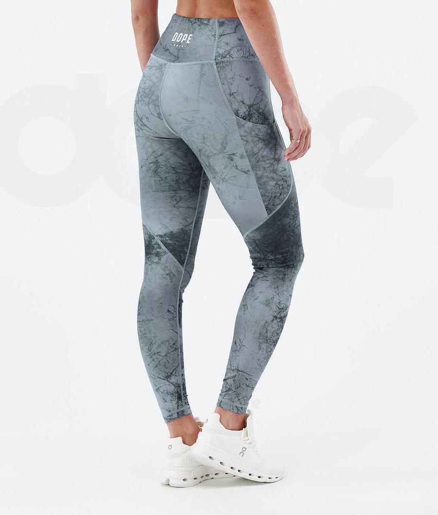 Dope Lofty Tech Dirt Leggings Dames Grijs | NLWY3807