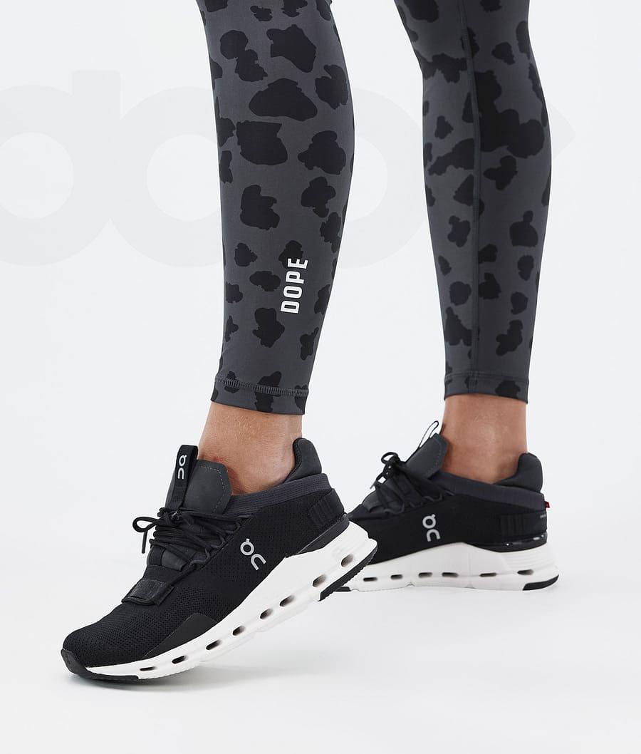 Dope Lofty Tech Dots Leggings Dames Zwart | NLQZ3808