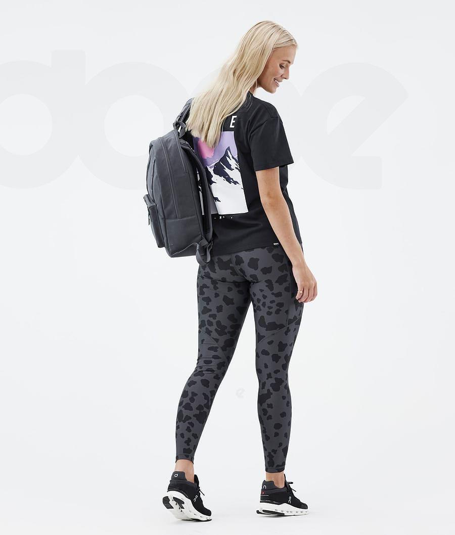 Dope Lofty Tech Dots Leggings Dames Zwart | NLQZ3808