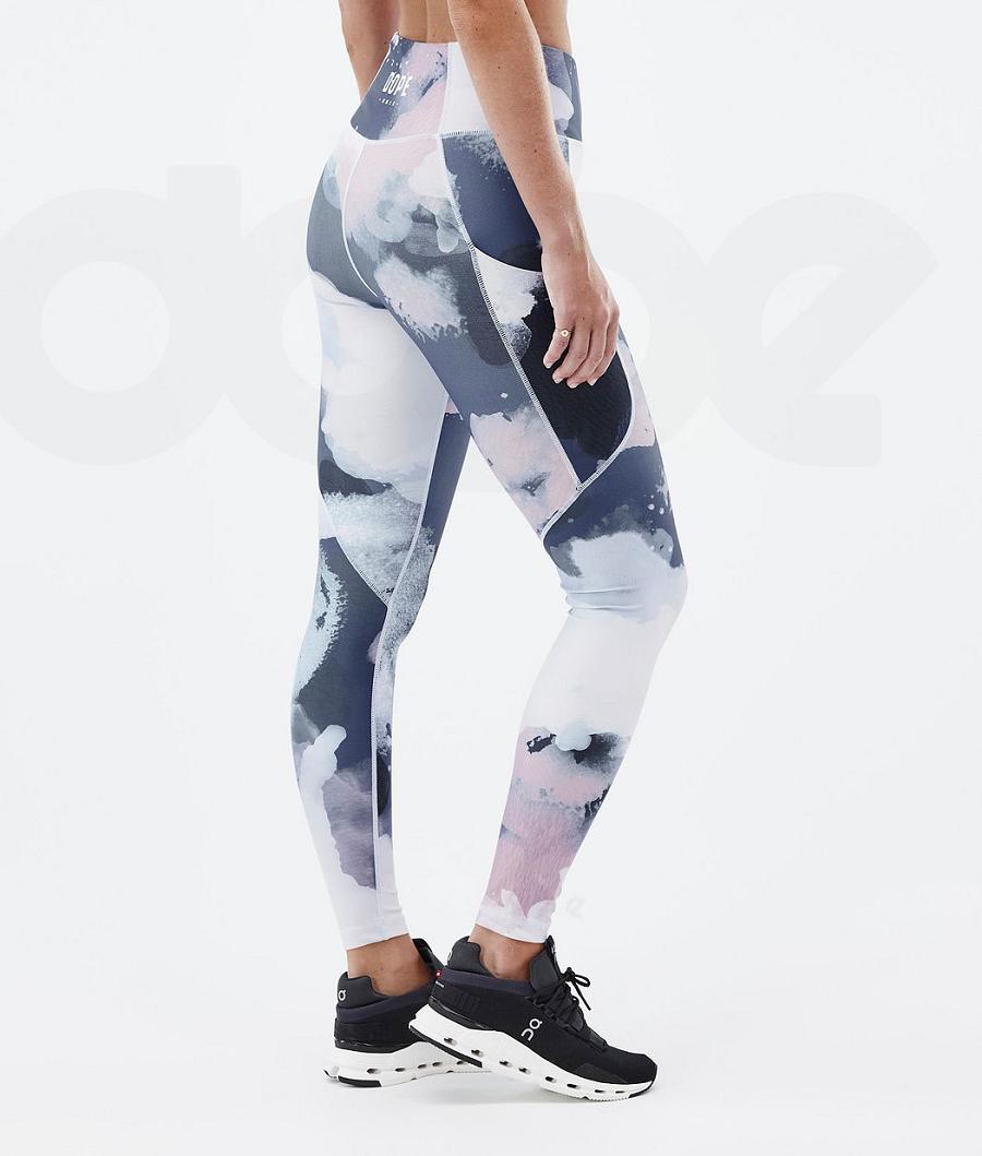 Dope Lofty Tech Leggings Dames Blauw Gekleurd | NLOR3800