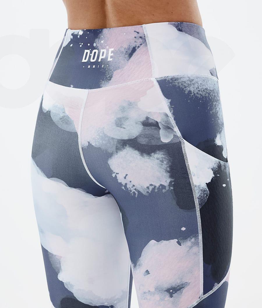 Dope Lofty Tech Leggings Dames Blauw Gekleurd | NLOR3800