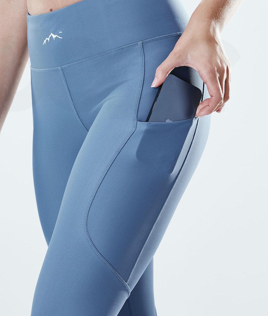 Dope Lofty Tech Leggings Dames Blauw Grijs | NLFM3795