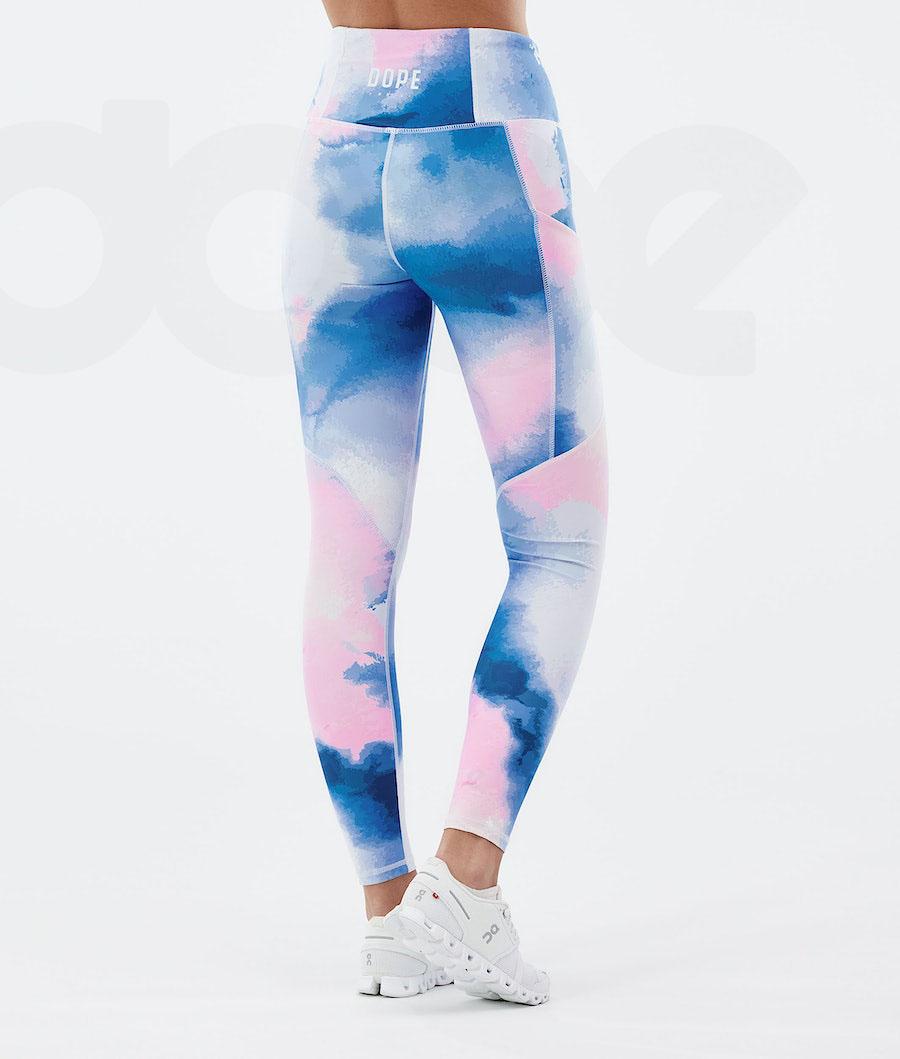 Dope Lofty Tech Leggings Dames Wit Gekleurd | NLAP3798