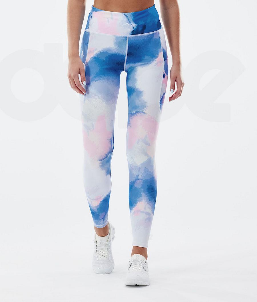 Dope Lofty Tech Leggings Dames Wit Gekleurd | NLAP3798