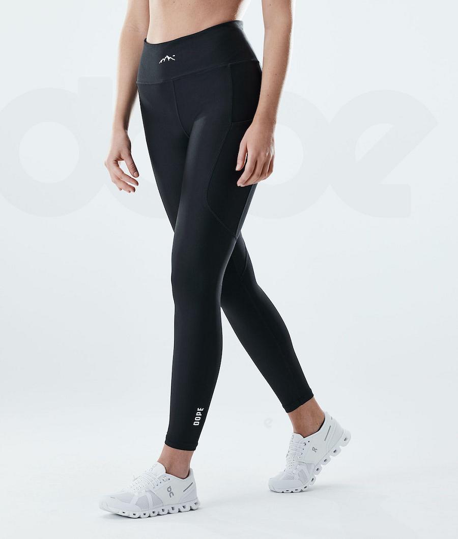 Dope Lofty Tech Leggings Dames Zwart | NLIS3801