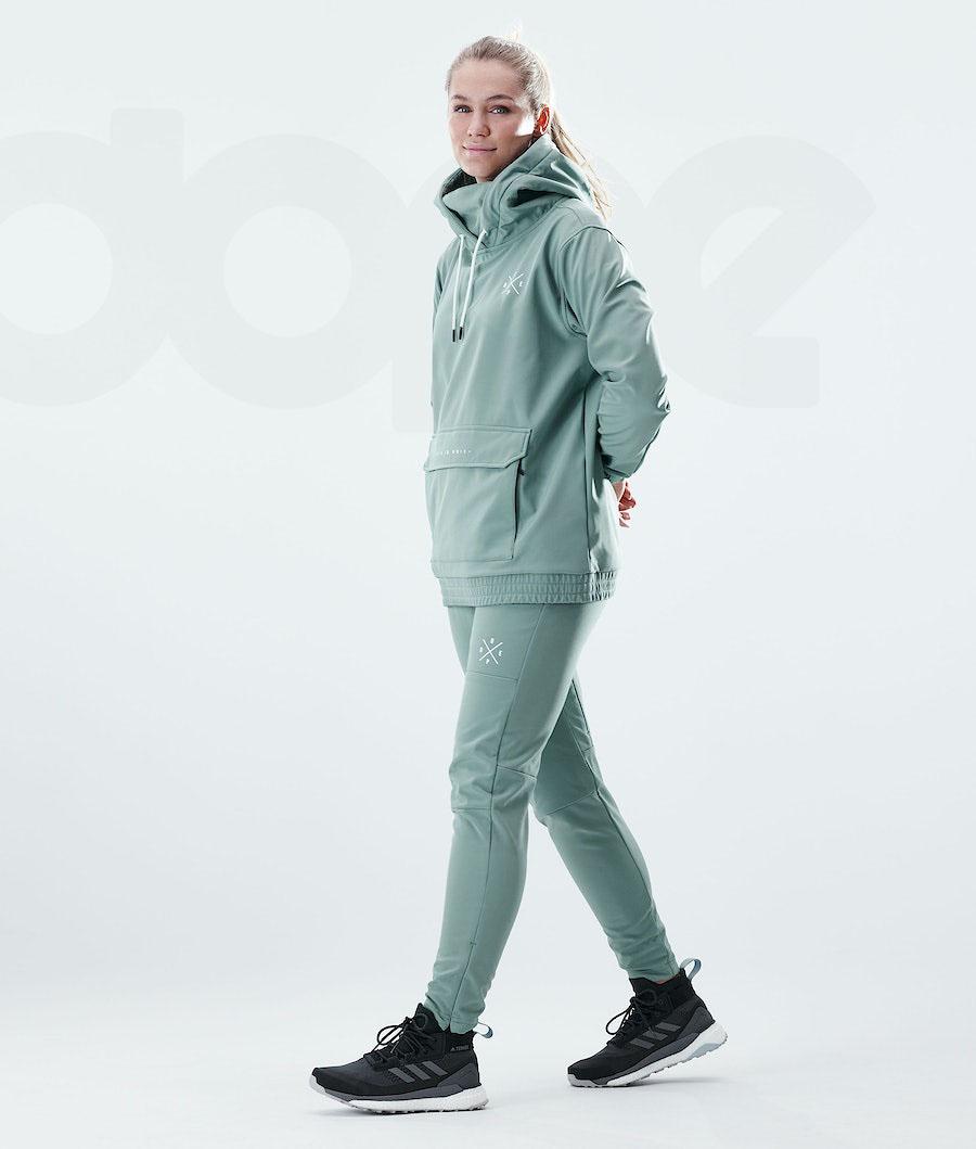 Dope Nomad W 2021 Outdoorbroeken Dames Groen | NLJJ3376