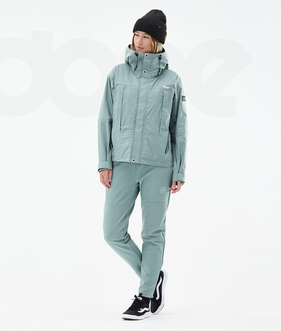 Dope Nomad W Outdoorbroeken Dames Groen | NLCE3371