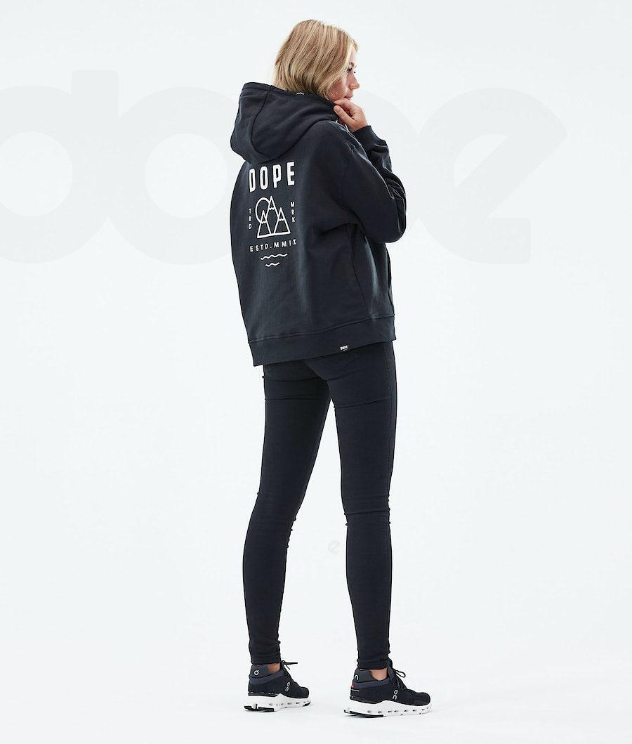 Dope Ozed W Hoodie Dames Zwart | NLPQ3844