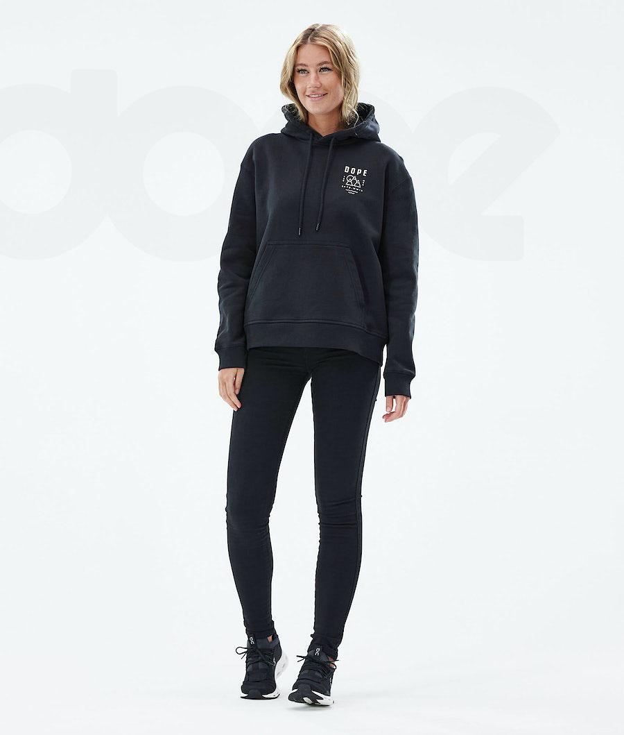 Dope Ozed W Hoodie Dames Zwart | NLPQ3844