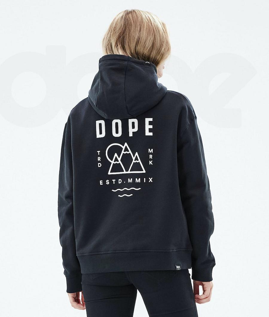 Dope Ozed W Hoodie Dames Zwart | NLPQ3844