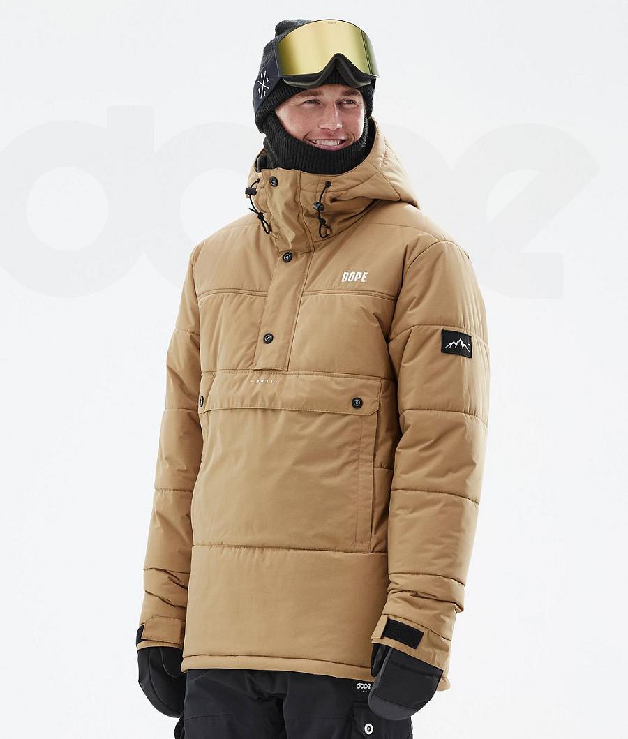 Dope Puffer Snowboard Jassen Heren Goud | NLDN2812