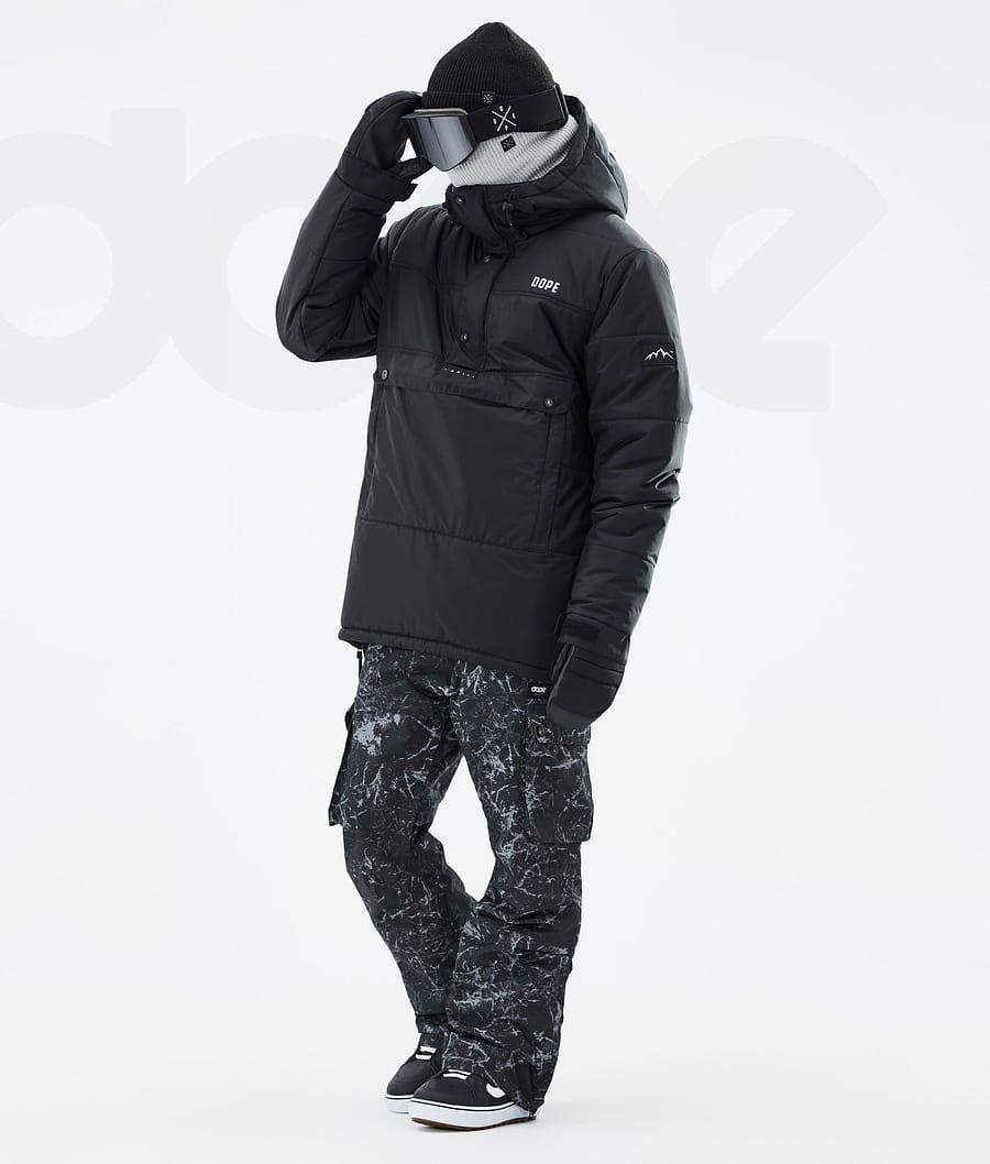 Dope Puffer Snowboard Jassen Heren Zwart | NLFM2811