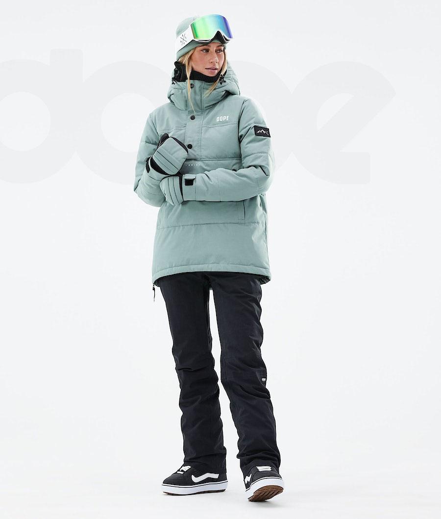 Dope Puffer W 2021 Snowboard Jassen Dames Groen | NLJJ3506