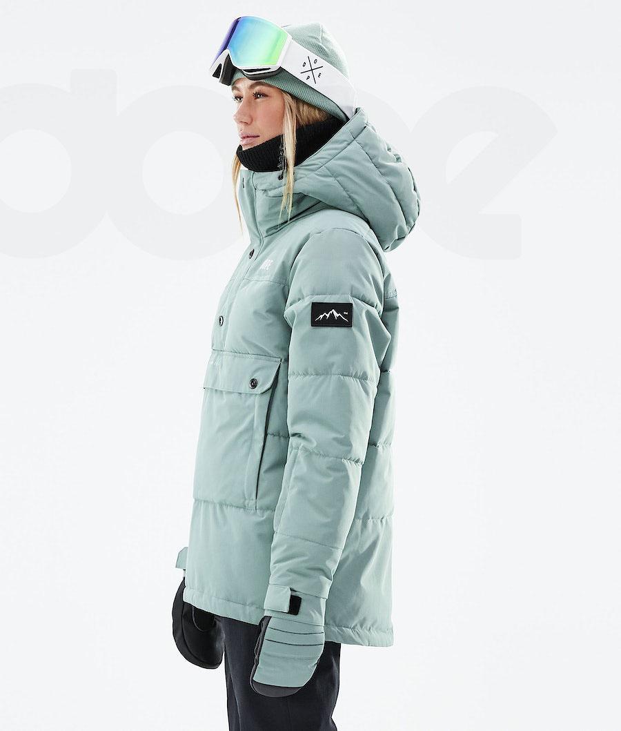 Dope Puffer W 2021 Snowboard Jassen Dames Groen | NLJJ3506