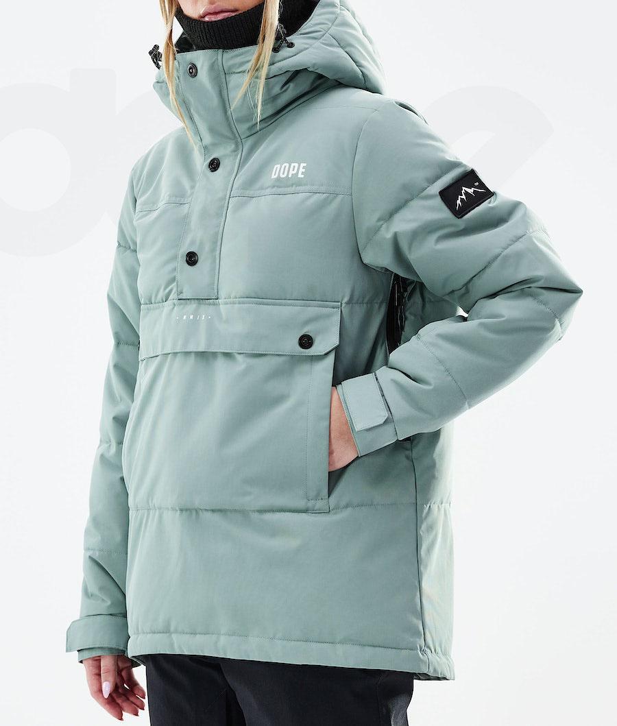 Dope Puffer W 2021 Snowboard Jassen Dames Groen | NLJJ3506