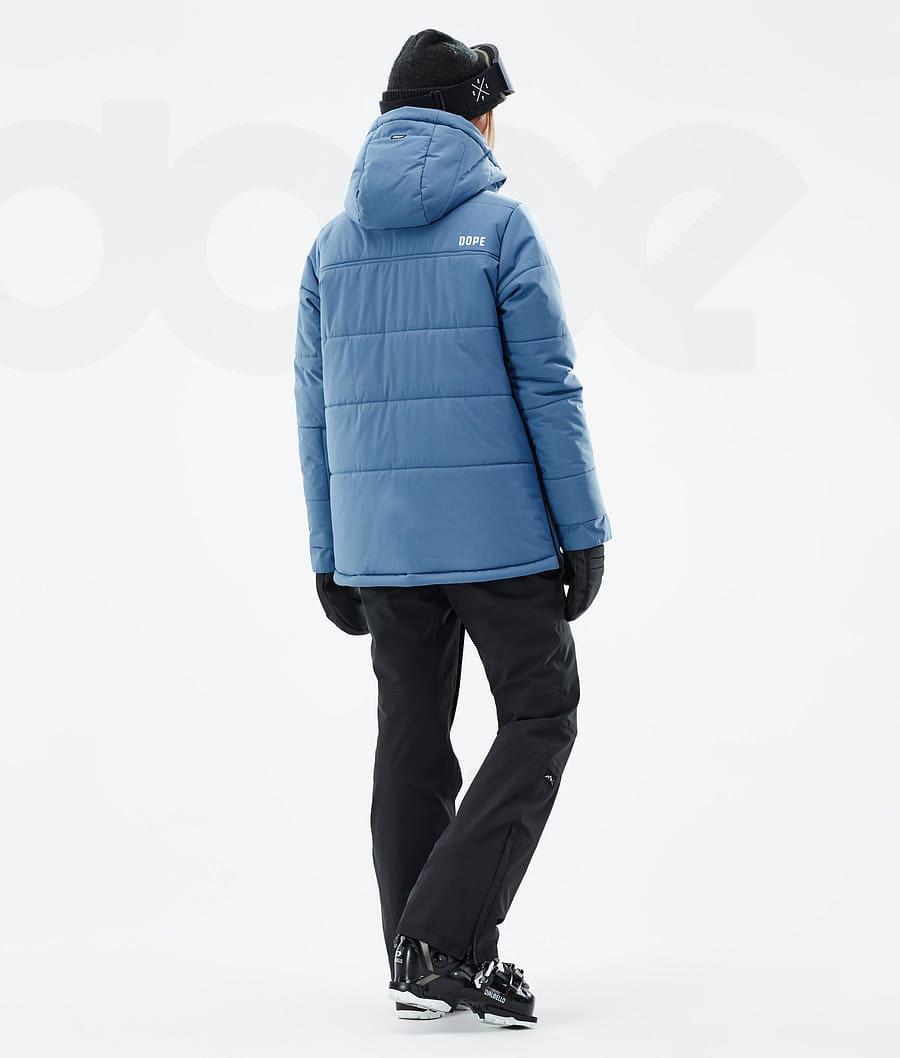 Dope Puffer W Ski-jassen Dames Blauw Grijs | NLIS3672